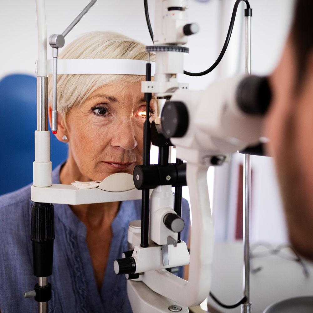 low vision eye exam at at EyeCare Specialties - Pine Lake